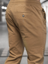Men's Chino Joggers - Camel OZONEE JB/JP1145/10