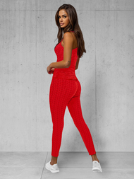 Two-piece tracksuit set red OZONEE JS/YW88037/5Z