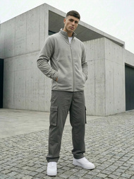 Men's Sweatshirt - Grey OZONEE JS/HH016/2