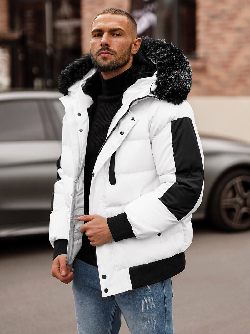 Men's Jacket - White OZONEE O/M798Z