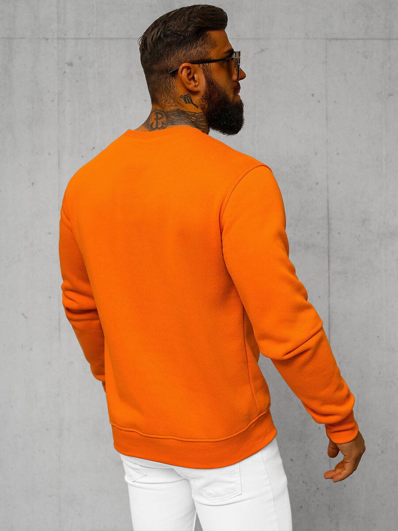 Men's Sweatshirt - Orange OZONEE JS/2001-10Z