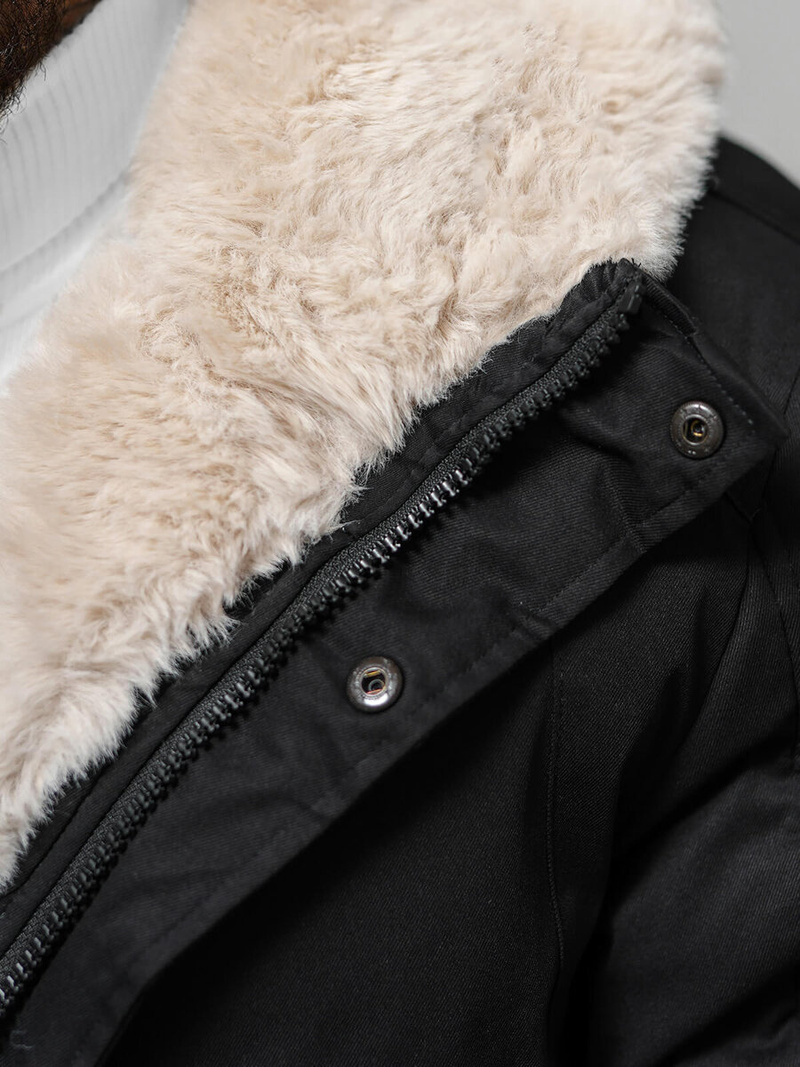 Men's Winter Jacket - Black OZONEE JS/22M319/392