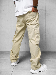 Men's trousers - Beige OZONEE O/G3016Z