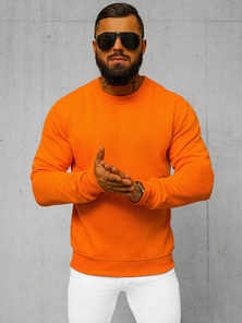 Men's Sweatshirt - Orange OZONEE JS/2001-10Z