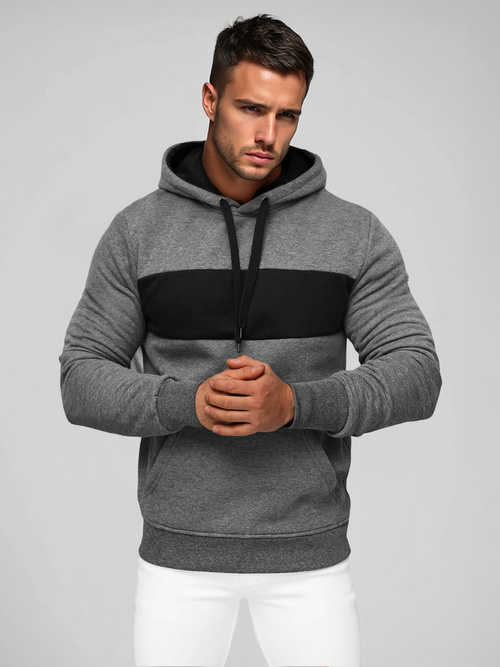 Men's Hoodie - Anthracite OZONEE JS/8B1315/5Z