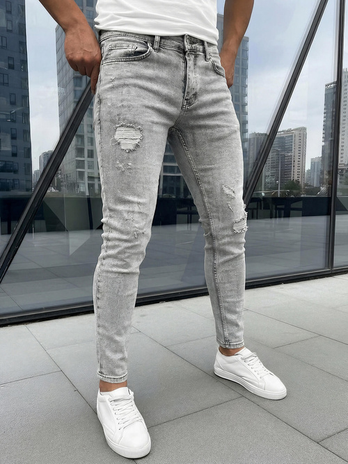 Men's Jeans - Grey OZONEE DO/2838