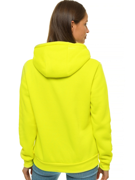 Highlighter fashion yellow hoodie