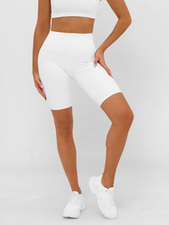 Short Women's Leggings - White OZONEE JS/17K583/1