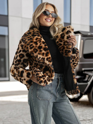 Women's Jacket - Beige/Brown OZONEE JS/61M8500/158