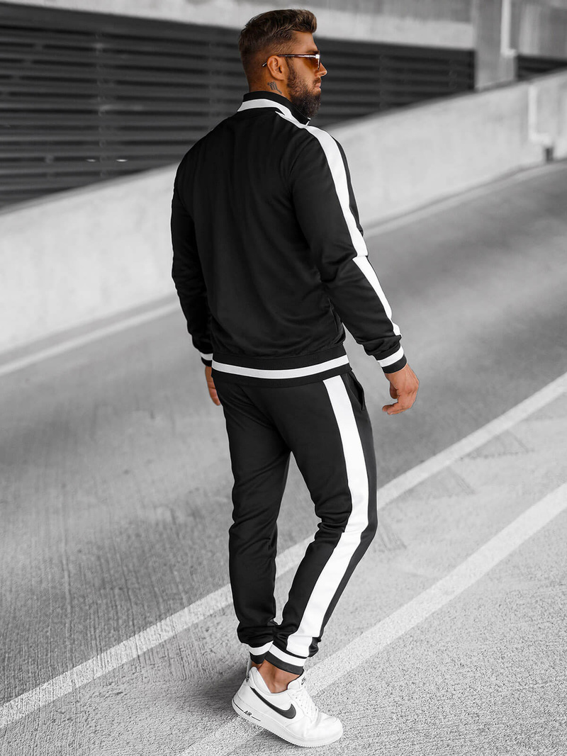 Men's Tracksuit - Black OZONEE JS/8C99/3Z