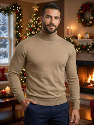 Men's Jumper - Camel OZONEE V/V24504Z