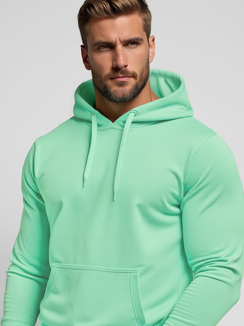 Men's Hoodie - Mint OZONEE JS/2009Z
