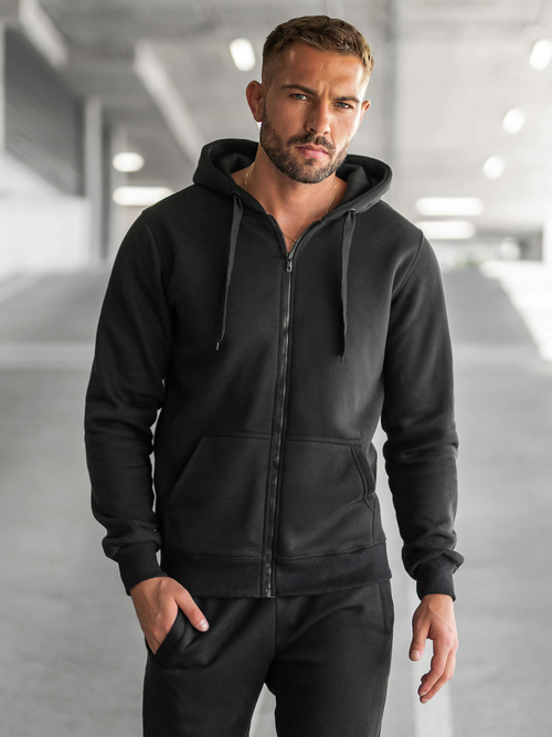 Men's Tracksuit - Black OZONEE JS/68C10386/3Z
