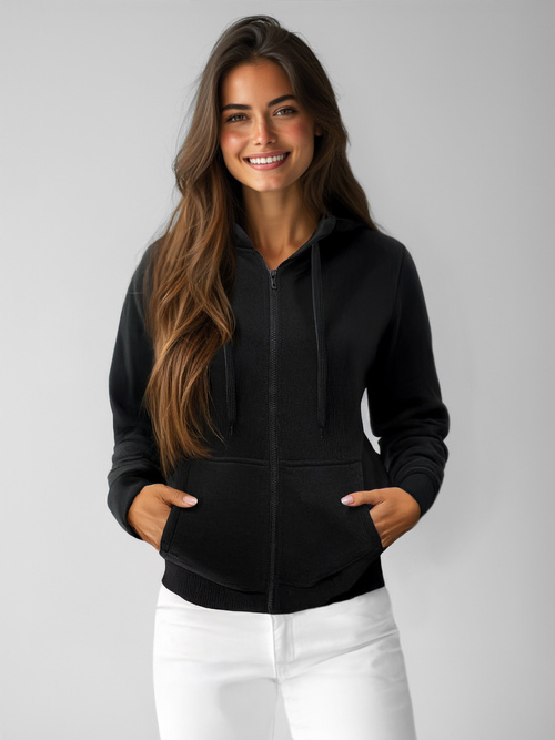 Women's Hoodie - Black OZONEE JS/W03Z