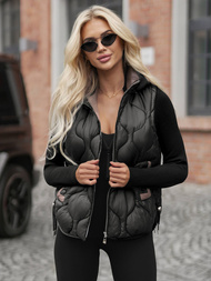 Women's Gilet - Black OZONEE O/5M3235/392Z