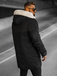 Men's Winter Jacket - Black OZONEE JS/5M120/392Z