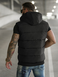 Men's Gilet - Black OZONEE JS/32M1780/392Z