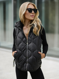 Women's Gilet - Black OZONEE JS/5M3235/392B