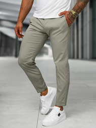 Men's Chinos - Grey OZONEE BL/SK222/5