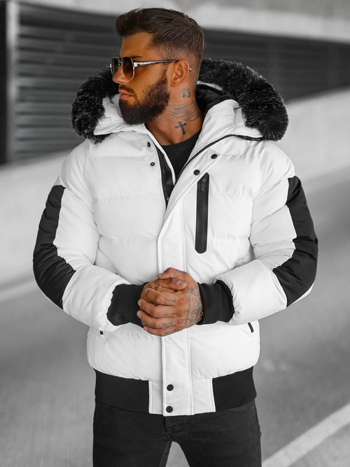 Men's Jacket - White OZONEE O/M798Z
