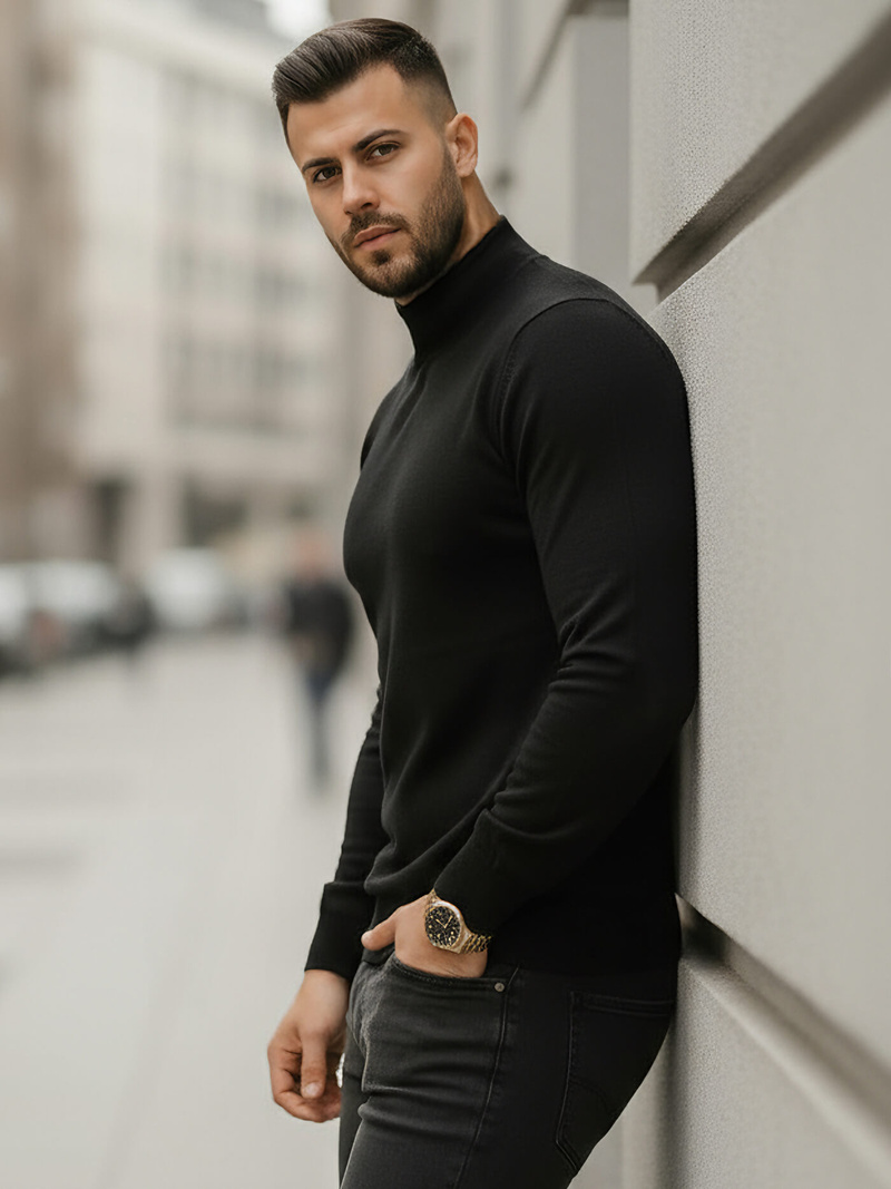 Men's Jumper - Black OZONEE V/V24503