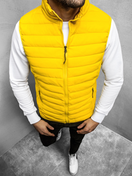 Men's Gilet - Yellow OZONEE JS/HDL88001Z
