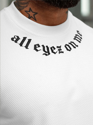 Men's Sweatshirt - White OZONEE O/P2027Z