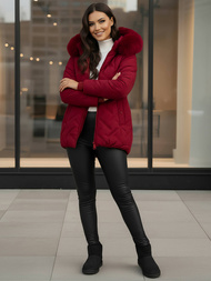 Women's Jacket - Burgundy OZONEE JS/16M9296/06Z