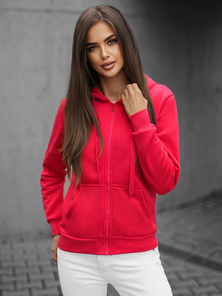 Women's Hoodie - raspberry OZONEE JS/W03/59Z