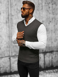 Men's Jumper - Anthracite OZONEE NB/MM6005/3Z