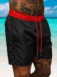 Men's Shorts - Black/Red OZONEE JS/17K561/1