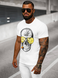 Men's T-shirt - White OZONEE JS/Y70019