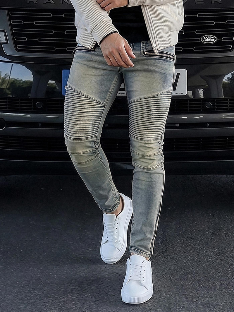 Men's Jeans - Blue OZONEE O/EM8886Z