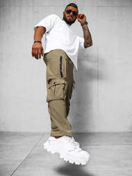 Men's Trousers - Dark Beige OZONEE O/PS5527