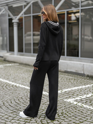 Two-piece tracksuit set black OZONEE JS/26C8801/3