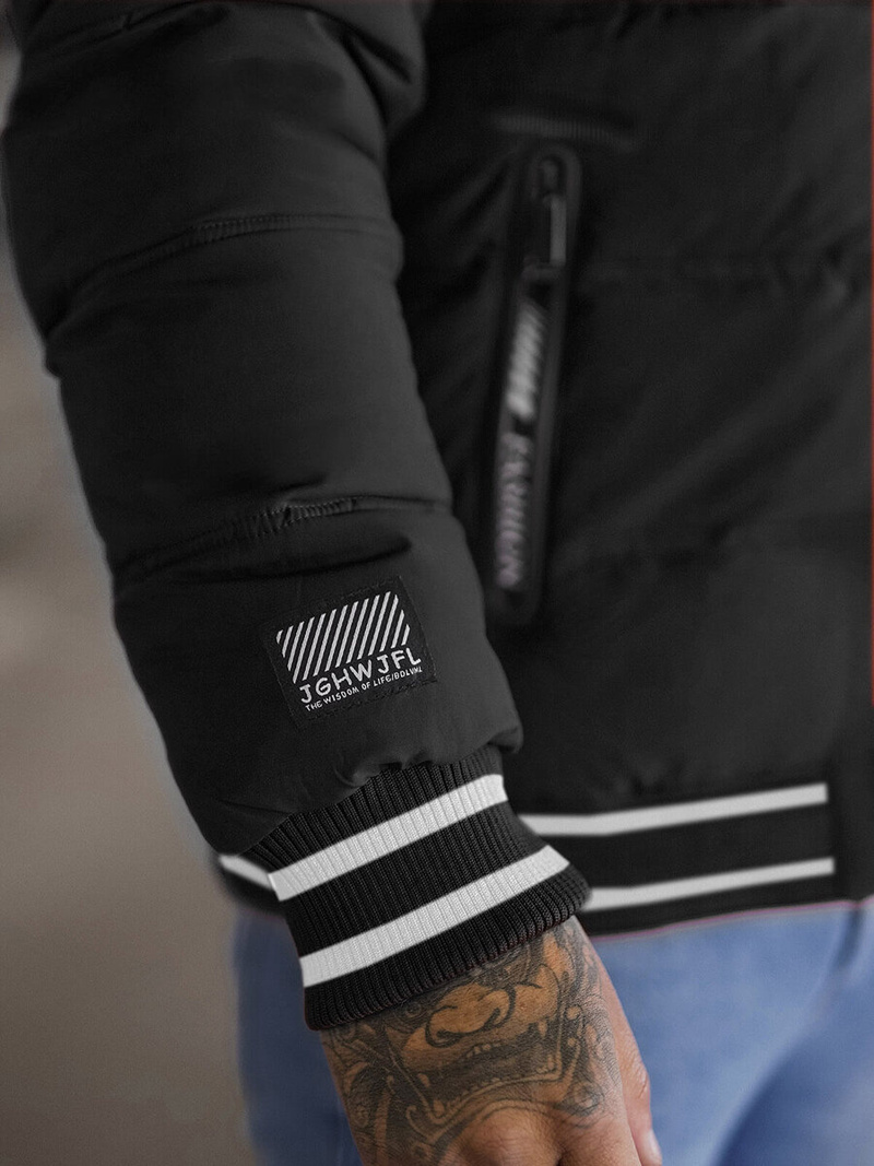 Men's Jacket - Black OZONEE JS/57M7501/392