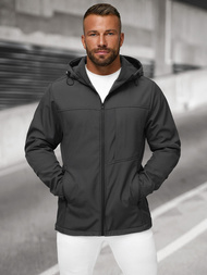 Men's Softshell Jacket - Dark Grey OZONEE JS/27B6523/5