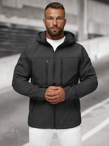 Men's Softshell Jacket - Dark Grey OZONEE JS/27B6525/5