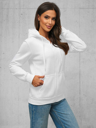 Women's Hoodie - White OZONEE JS/W03Z