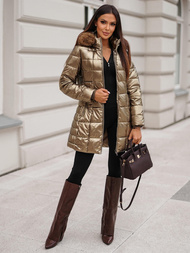 Women's Jacket - Gold OZONEE JS/16M9120/403Z