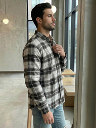 Men's Shirt - Grey OZONEE V/V172Z