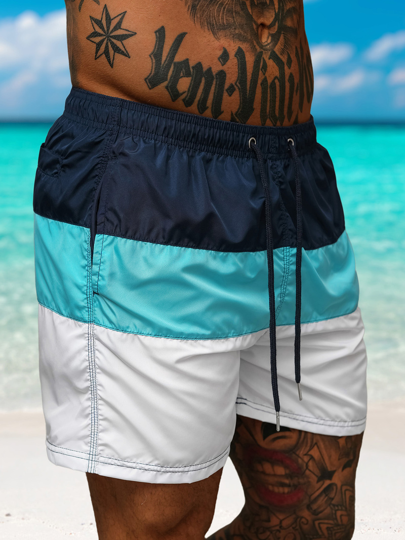 Men's Shorts - Dark Blue/White OZONEE JS/17K567/7
