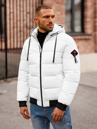 Men's Winter Jacket - White OZONEE JS/31M5031/281Z