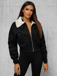 Women's Jacket - Black/White OZONEE O/81326Z