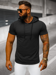 Men's T-shirt - Black OZONEE JS/8T89/3