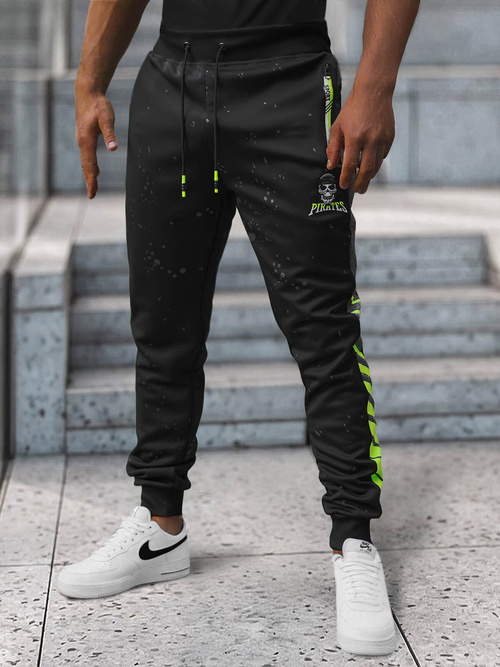 Men's Sweatpants - Black OZONEE JS/K10232Z