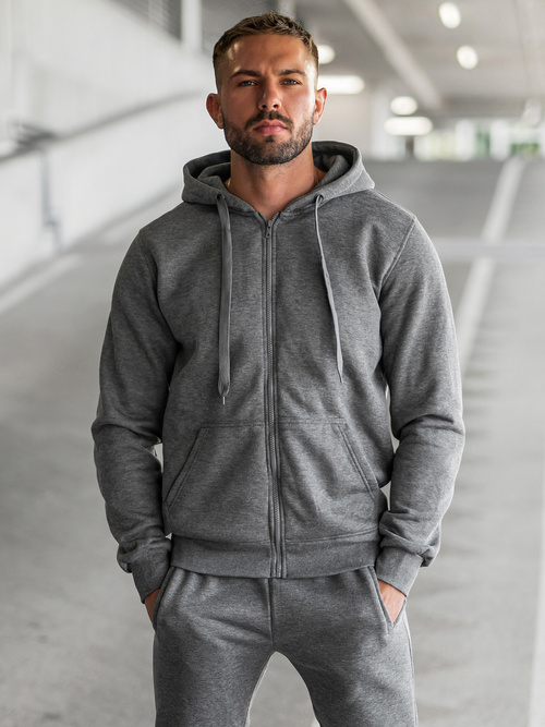 Men's Tracksuit - Anthracite OZONEE JS/68C10386/5Z
