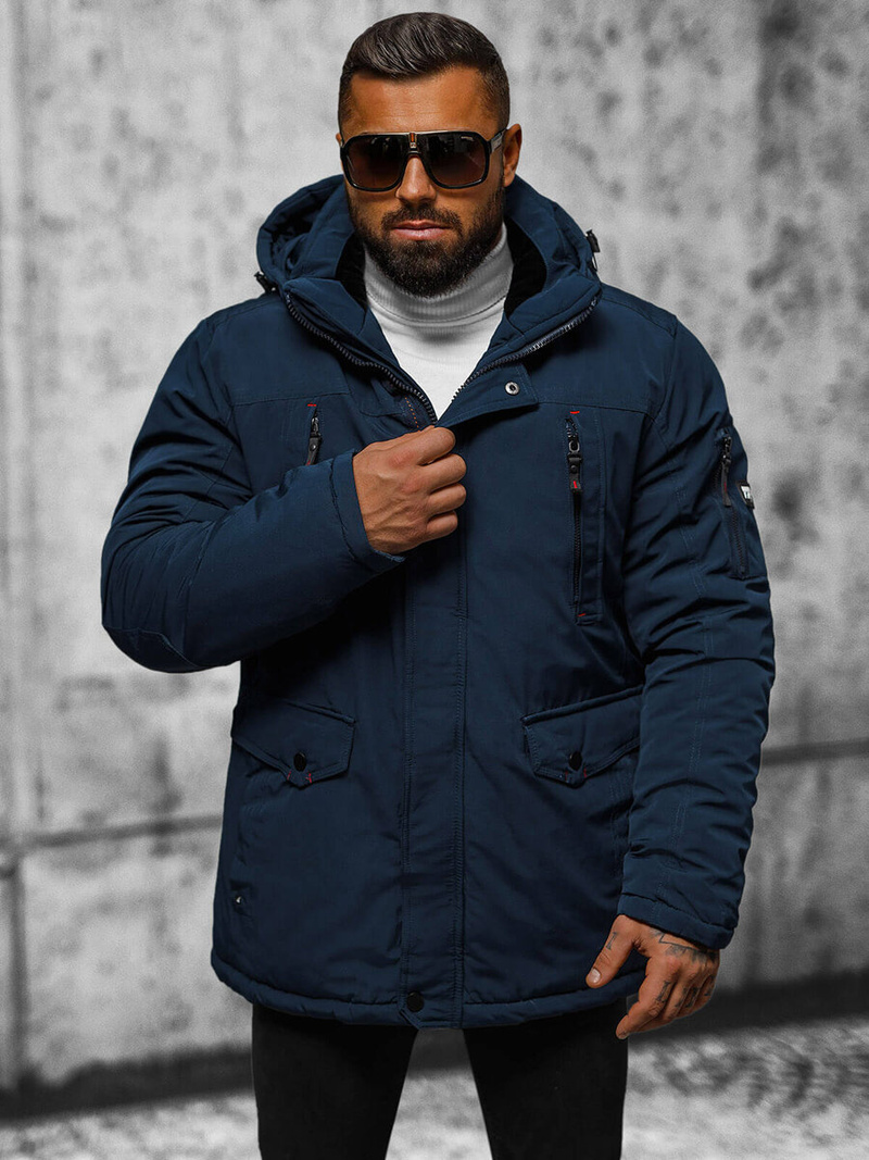 Men's Jacket - Navy Blue OZONEE JS/5M718/215