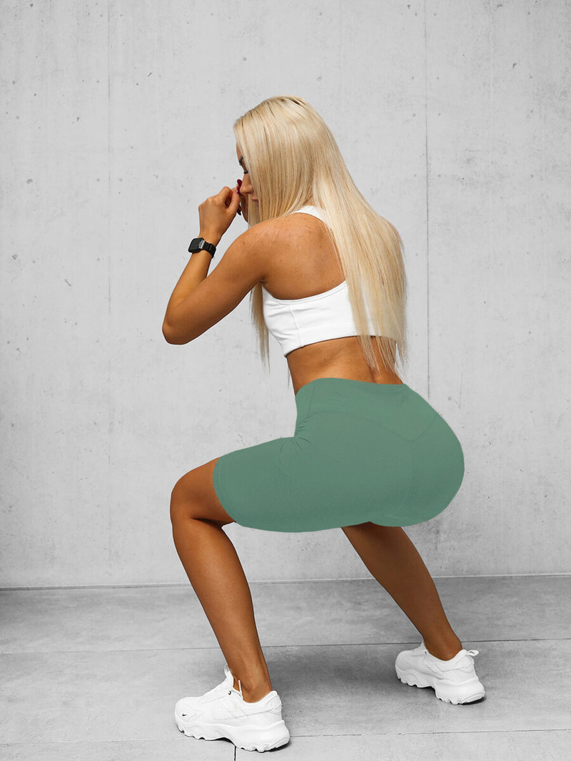 Short Women's Leggings - Mint OZONEE O/K5-J