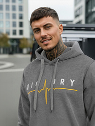 Men's Hoodie - Dark Grey OZONEE JS/8B1757/5